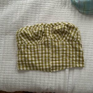 Free People Cropped Strapless Top